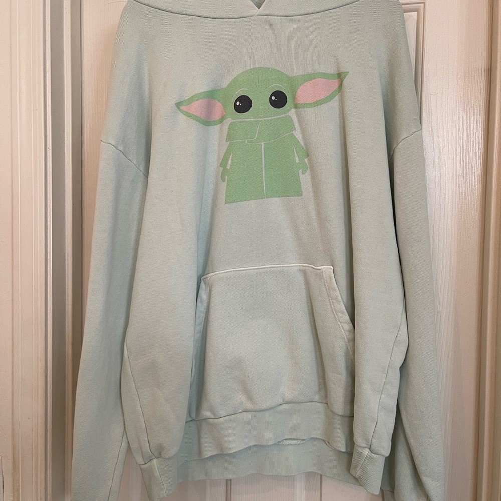 Star Wars Love Your Melon Baby Yoda Hoodie Size M